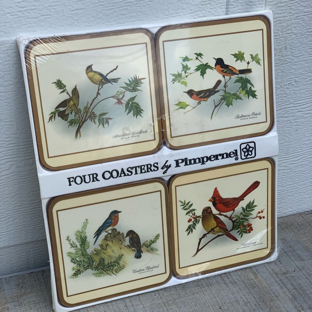 Pimpernel Nature-Inspired Coasters - Multicolor Set